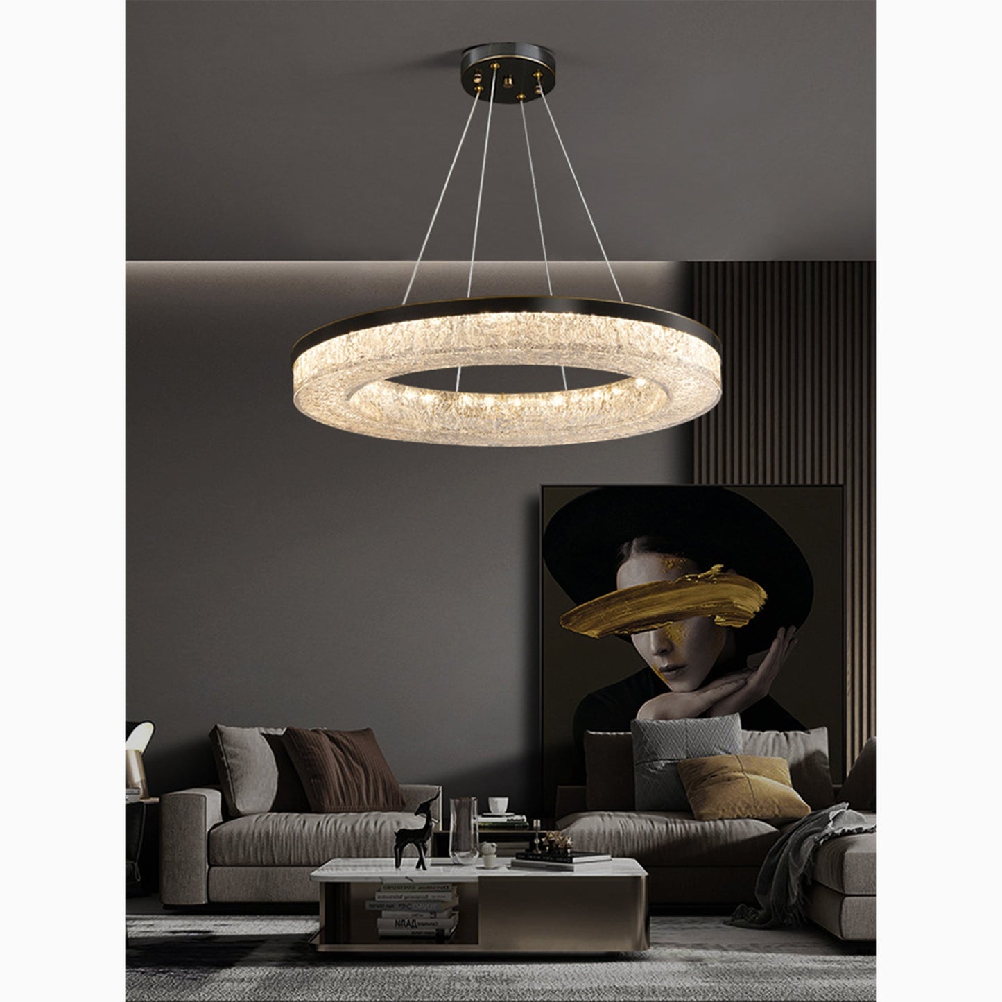 SelvaShine - Stylish Gold LED Pendant Light