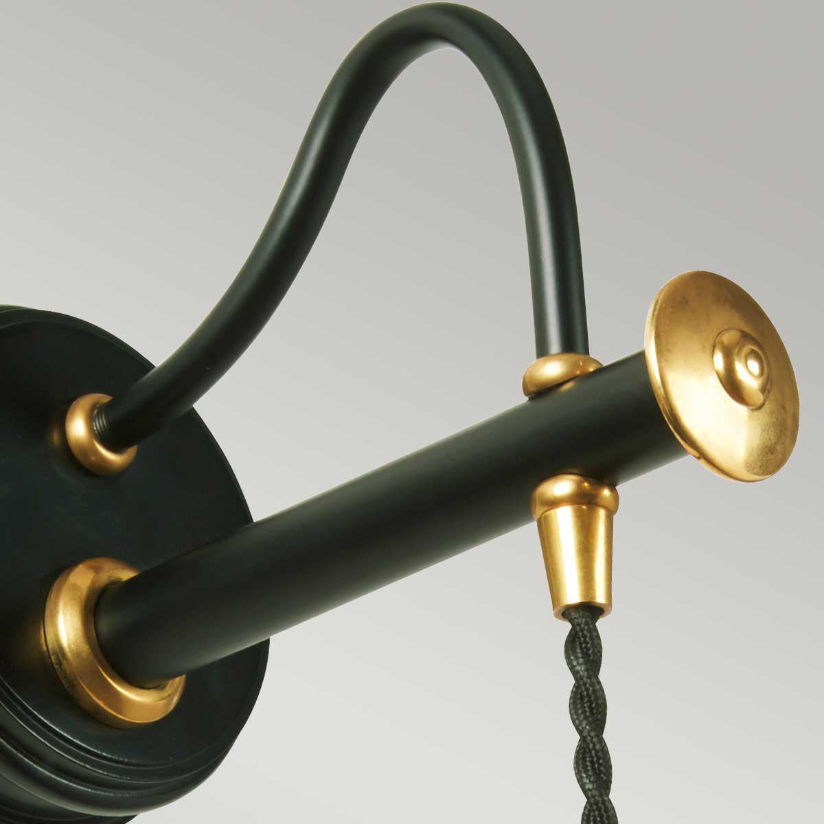 BrassLuxe - Wall Lamp Black/Brass
