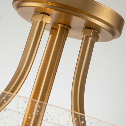 BrassGlow - Semi-Flush Light