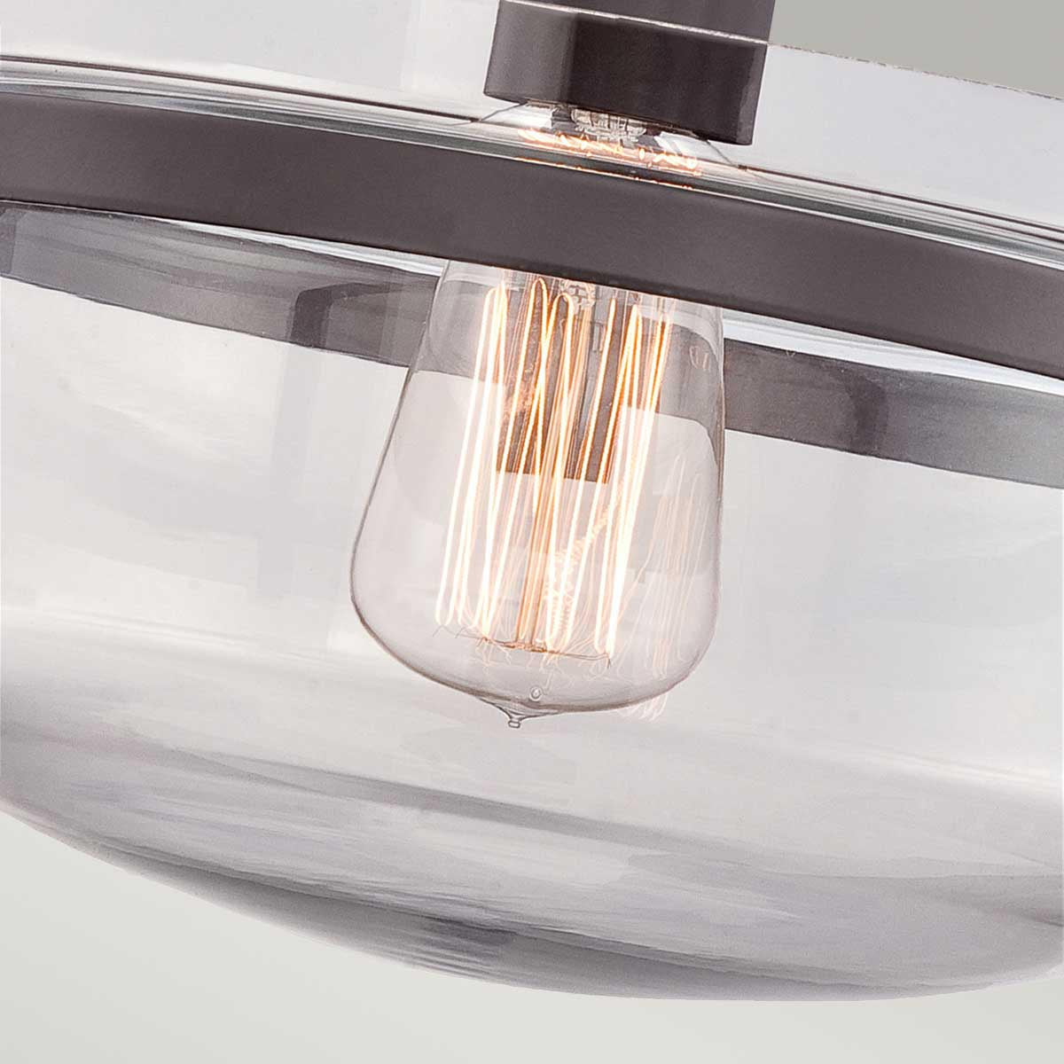 BronzeAura - Semi-flush Ceiling Light