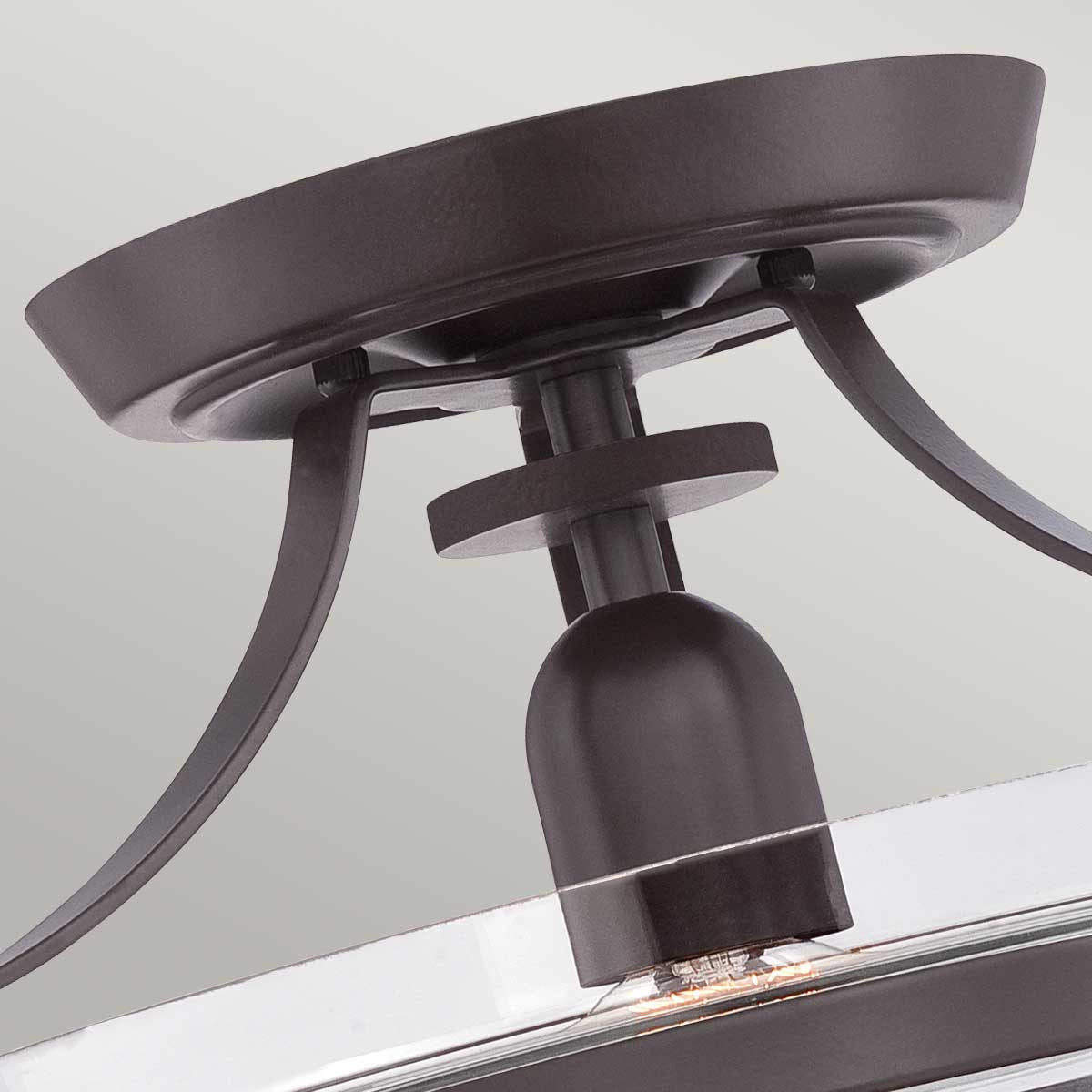 BronzeAura - Semi-flush Ceiling Light