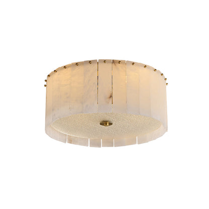 ElysianLuxe - Ceiling Lamp with Alabaster Details and Intimate Lighting