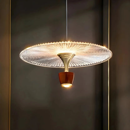 GoldPetal - Luxe Crystal Chandelier with Umbrella Shape