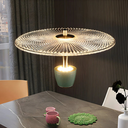 GoldPetal - Luxe Crystal Chandelier with Umbrella Shape