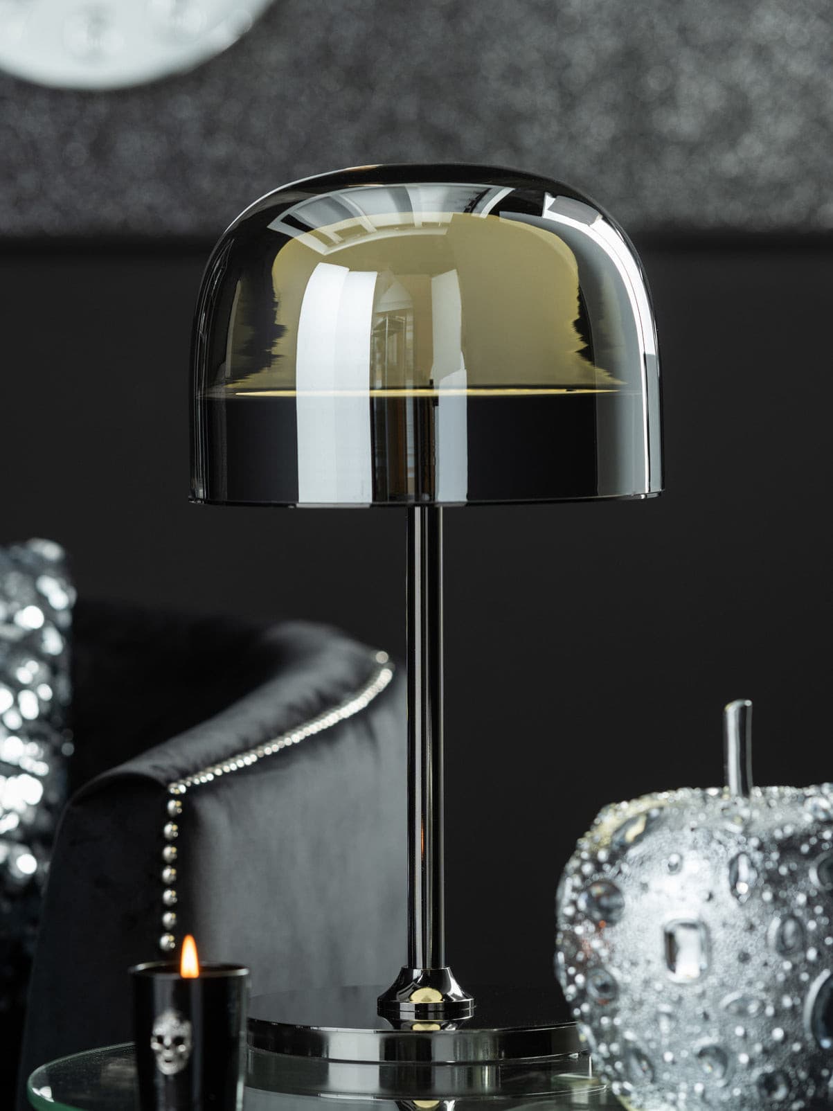 LuxeEquator - LED Table Lamp with Planetary Design and Subtle Lighting