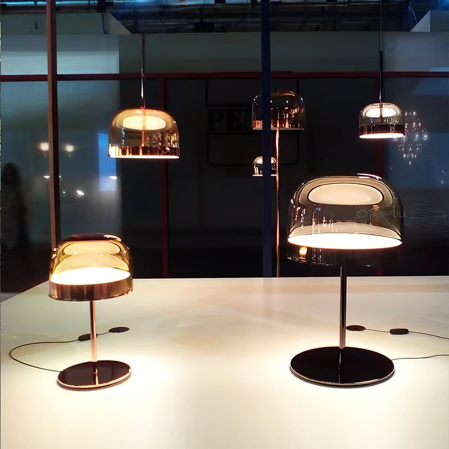 LuxeEquator - LED Table Lamp with Planetary Design and Subtle Lighting