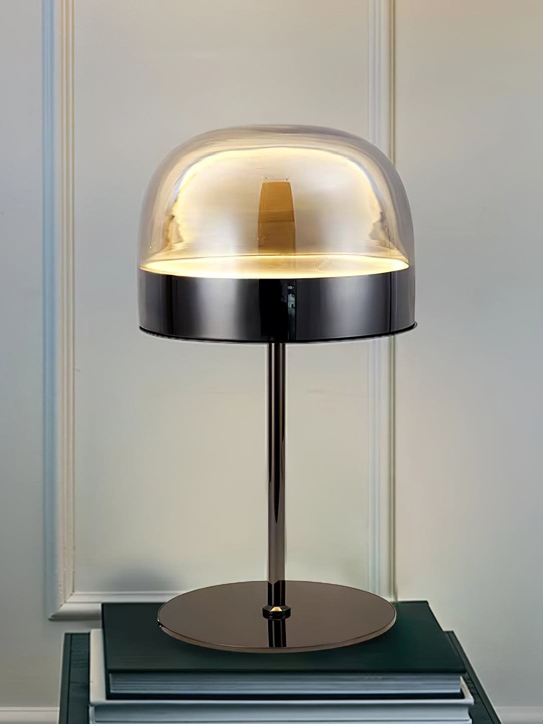 LuxeEquator - LED Table Lamp with Planetary Design and Subtle Lighting