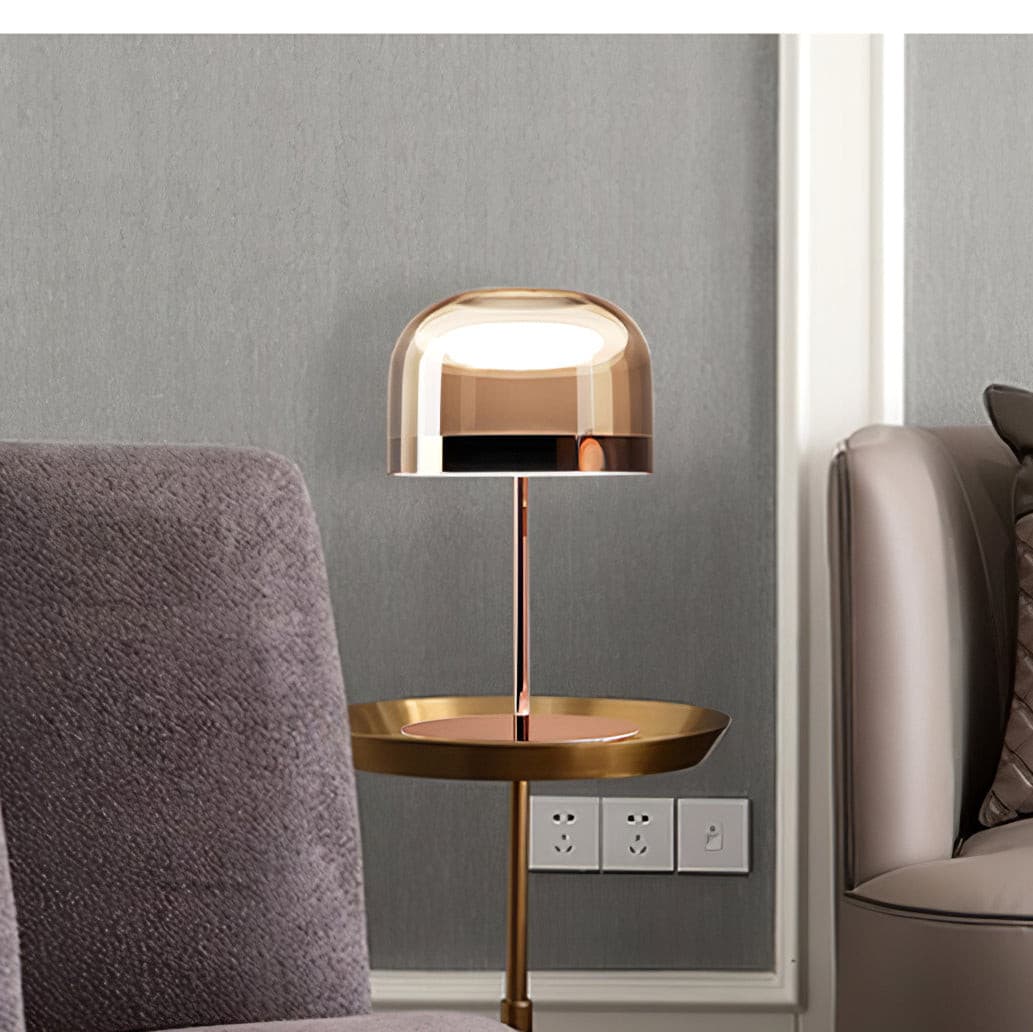 LuxeEquator - LED Table Lamp with Planetary Design and Subtle Lighting