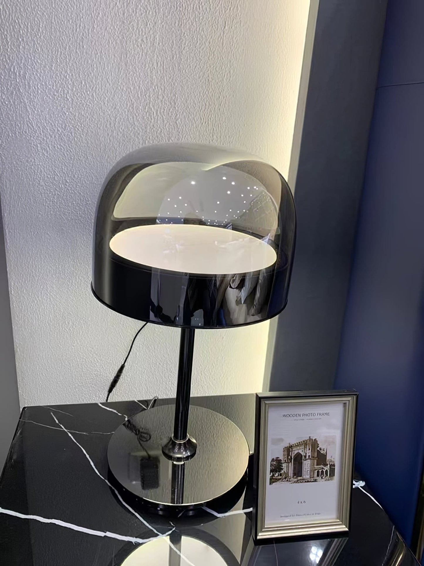 LuxeEquator - LED Table Lamp with Planetary Design and Subtle Lighting