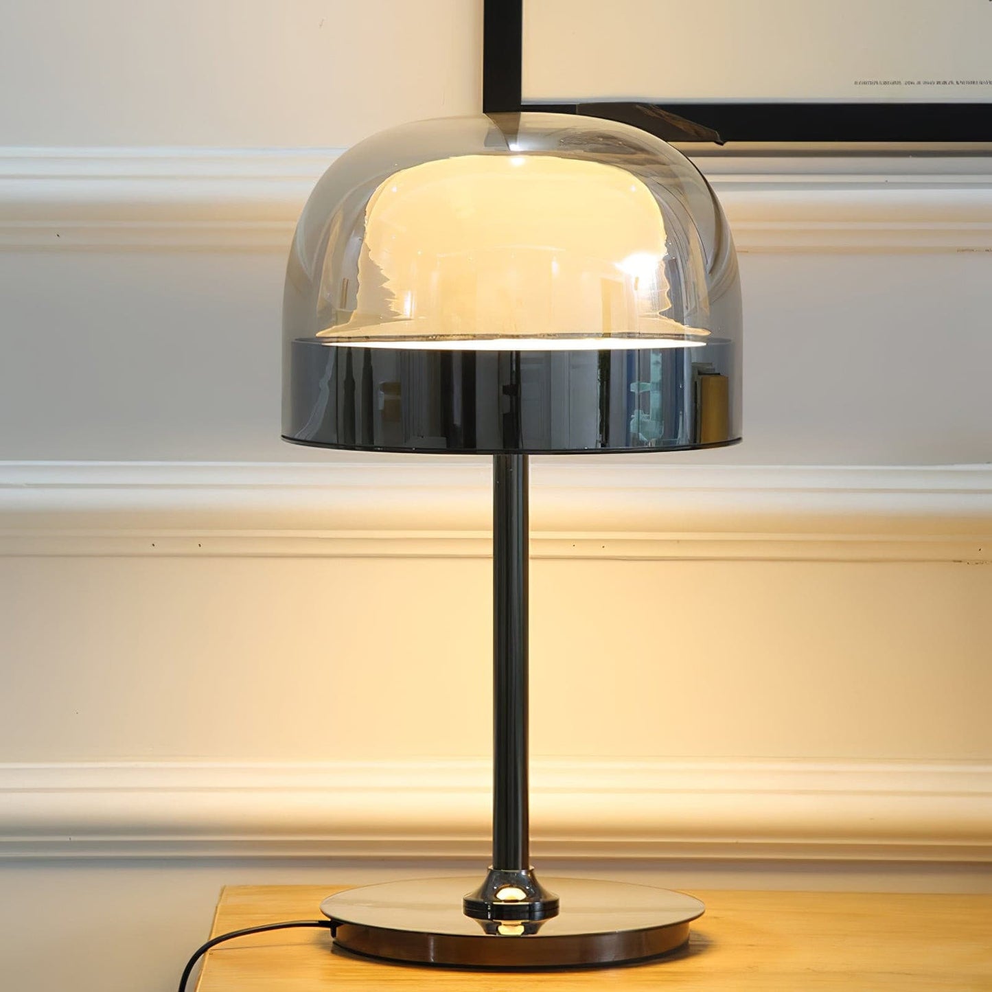 LuxeEquator - LED Table Lamp with Planetary Design and Subtle Lighting
