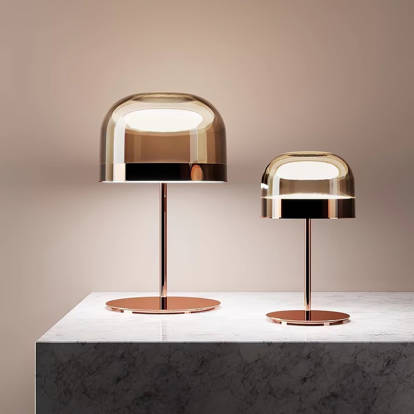 LuxeEquator - LED Table Lamp with Planetary Design and Subtle Lighting
