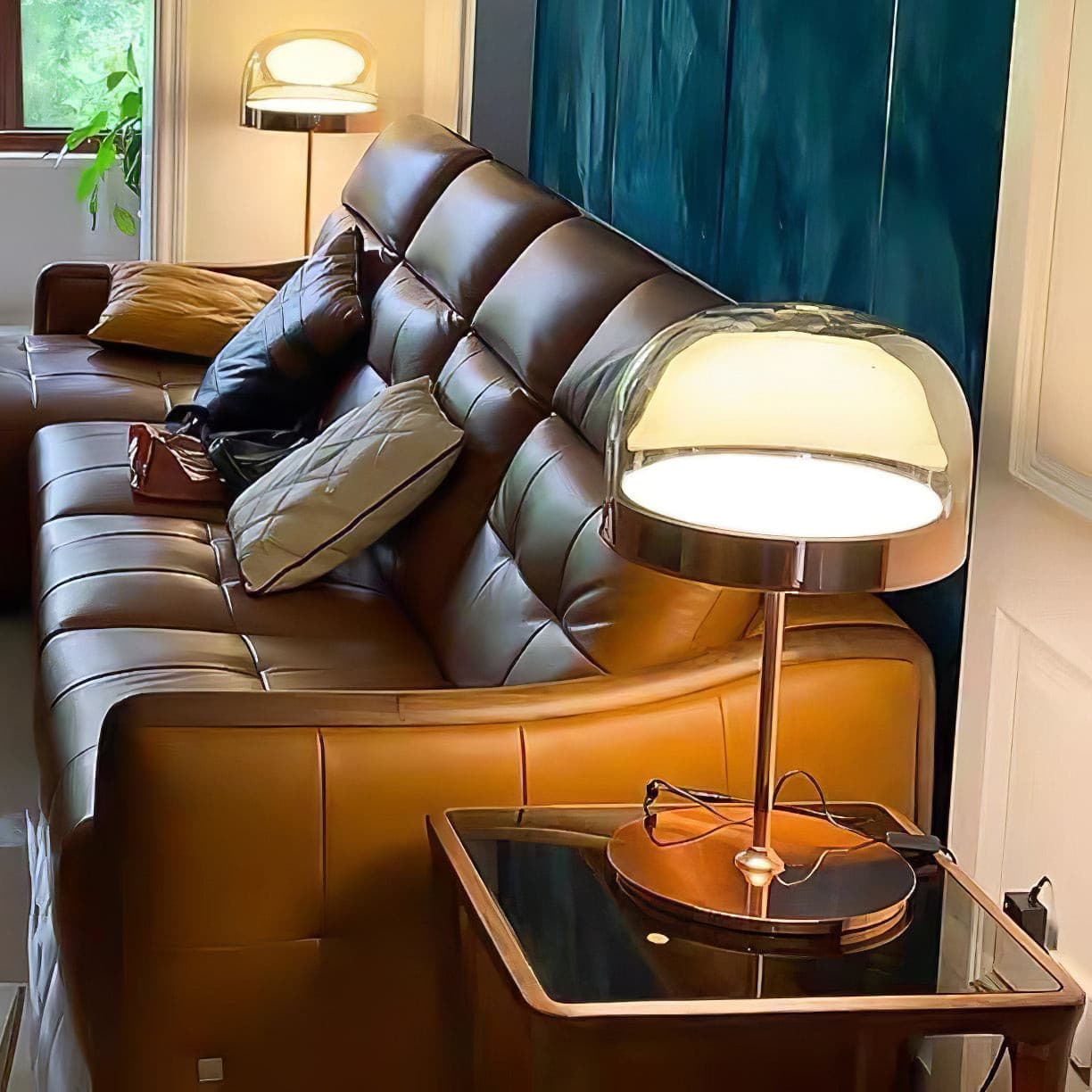 LuxeEquator - LED Table Lamp with Planetary Design and Subtle Lighting