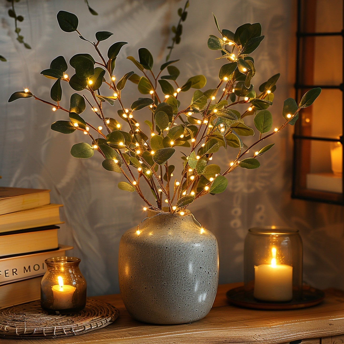 OliveLight - Fortryllende fe-lampe med olivengren