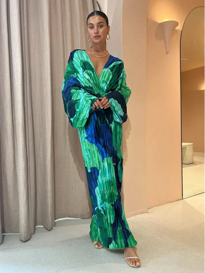Robe plissée et élégante - Eva