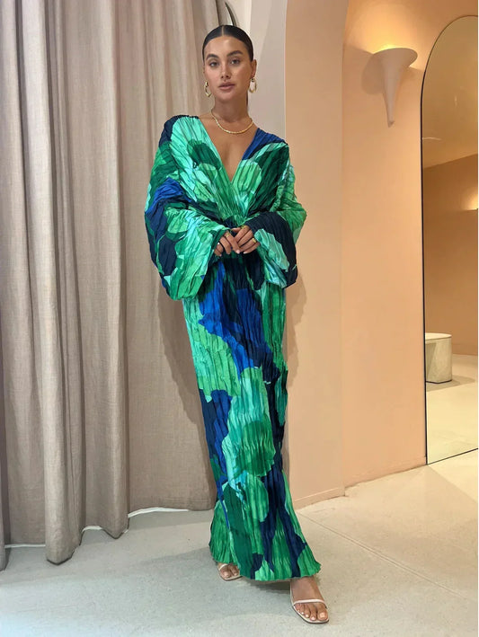 Robe plissée et élégante - Eva