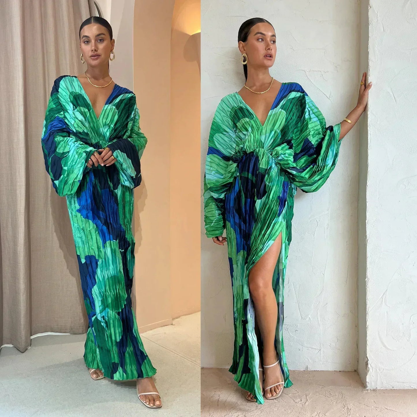 Robe plissée et élégante - Eva