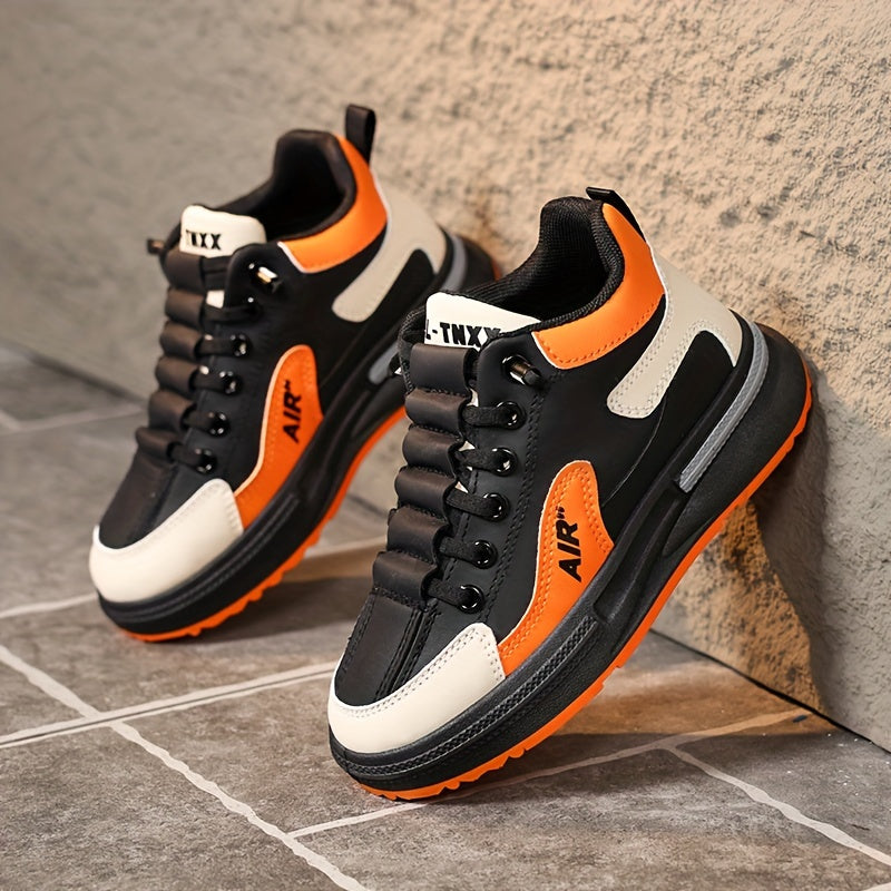 Boys' shoes, comfortable non-slip lace-up shoes with soft sole - Leon