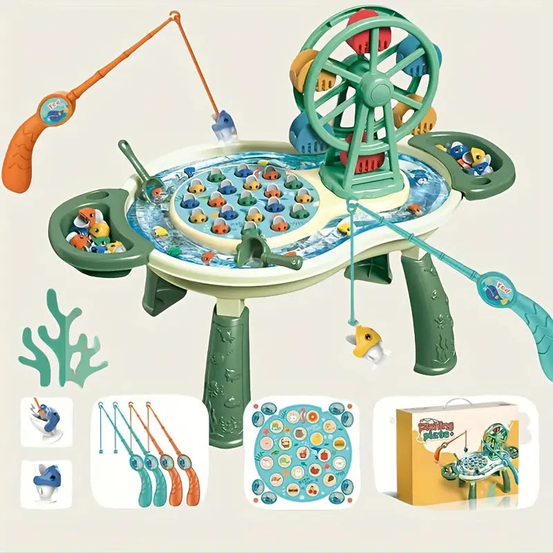 Table de jeu d'eau - Avec poissons magnétiques
