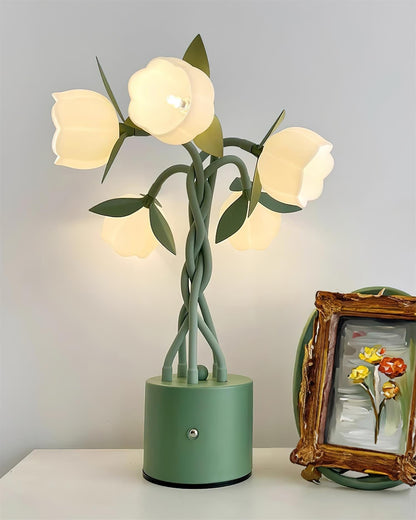 PetalLight - Elegant blomsterinspireret bordlampe