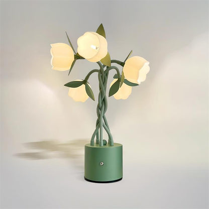 PetalLight - Elegant blomsterinspireret bordlampe