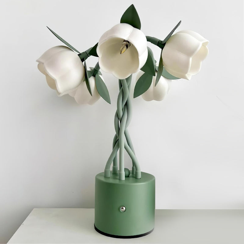 PetalLight - Elegant blomsterinspireret bordlampe