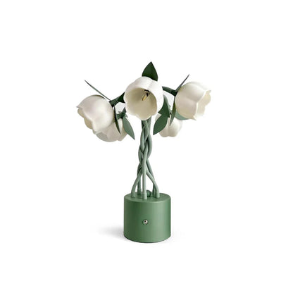 PetalLight - Elegant blomsterinspireret bordlampe