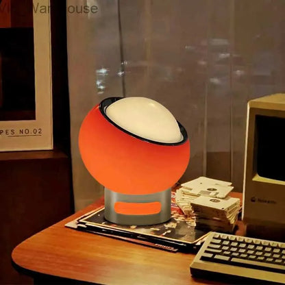 Lampe de table à abat-jour en verre unique
