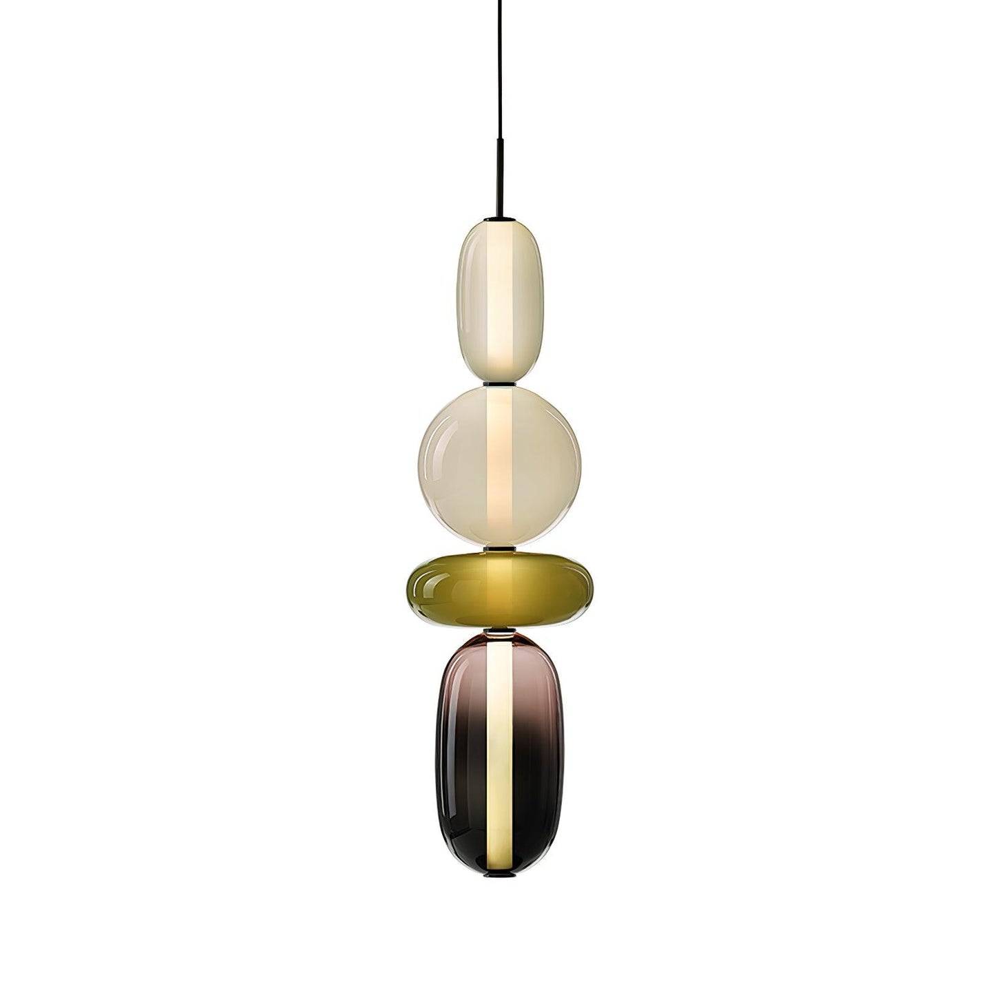 Pendant Light Made of Candied Glass