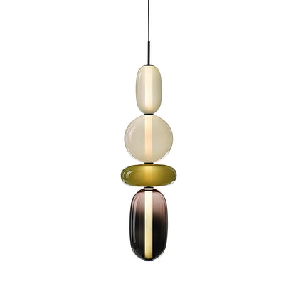 Pendant Light Made of Candied Glass