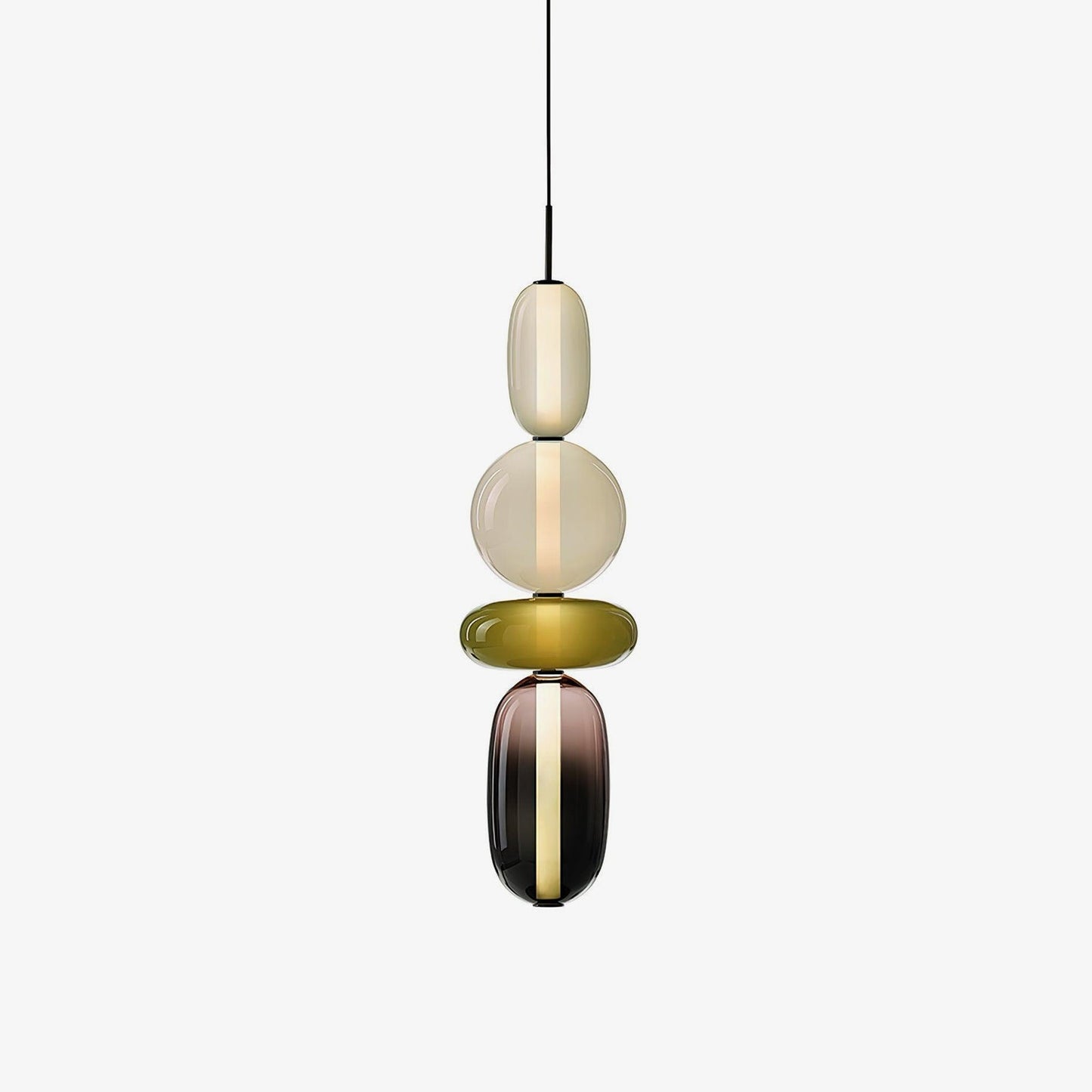 Pendant Light Made of Candied Glass