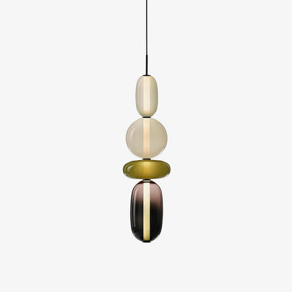 Pendant Light Made of Candied Glass