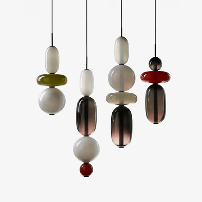 Pendant Light Made of Candied Glass