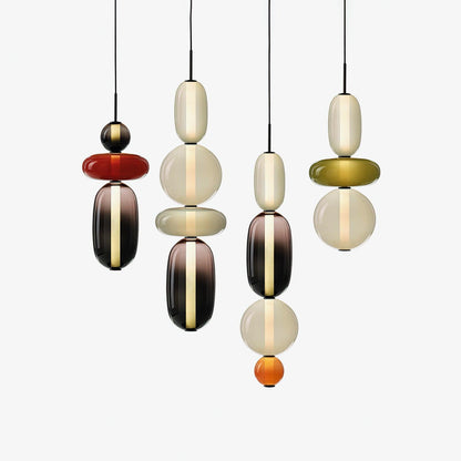 Pendant Light Made of Candied Glass