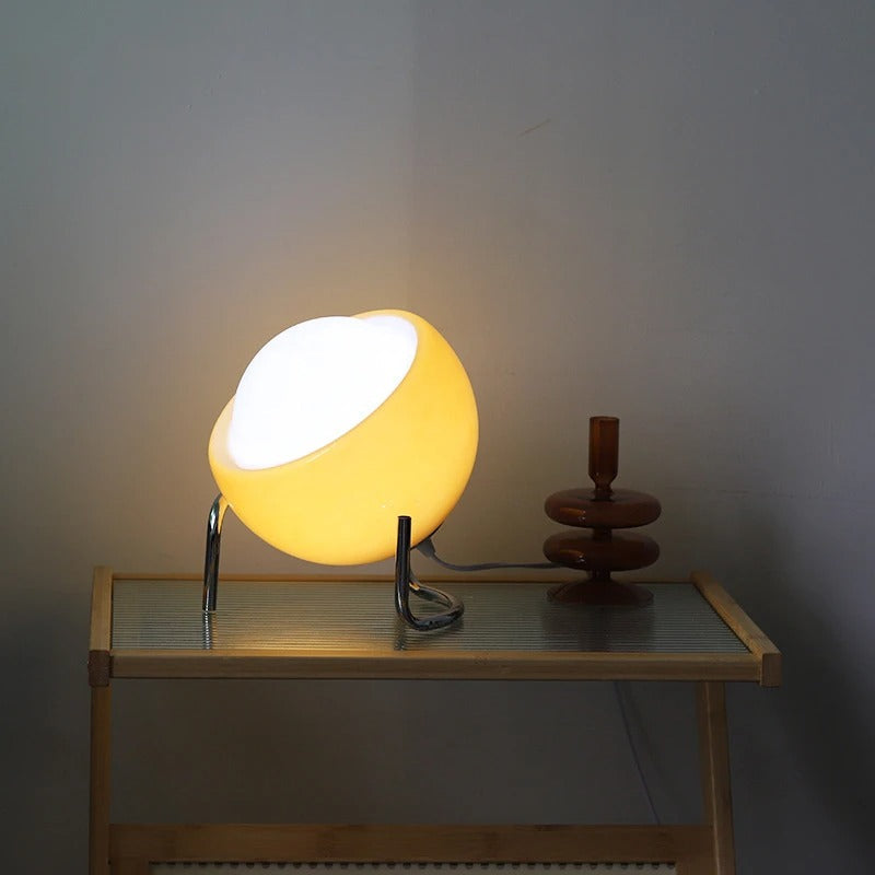 PlanetGlow - Lampe de table en verre illuminée