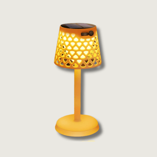 Soleil | Lampe de table flexible avec alimentation solaire et charge USB