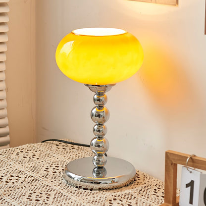 Vintagelight – Lampe de table de l'ère spatiale en verre et métal