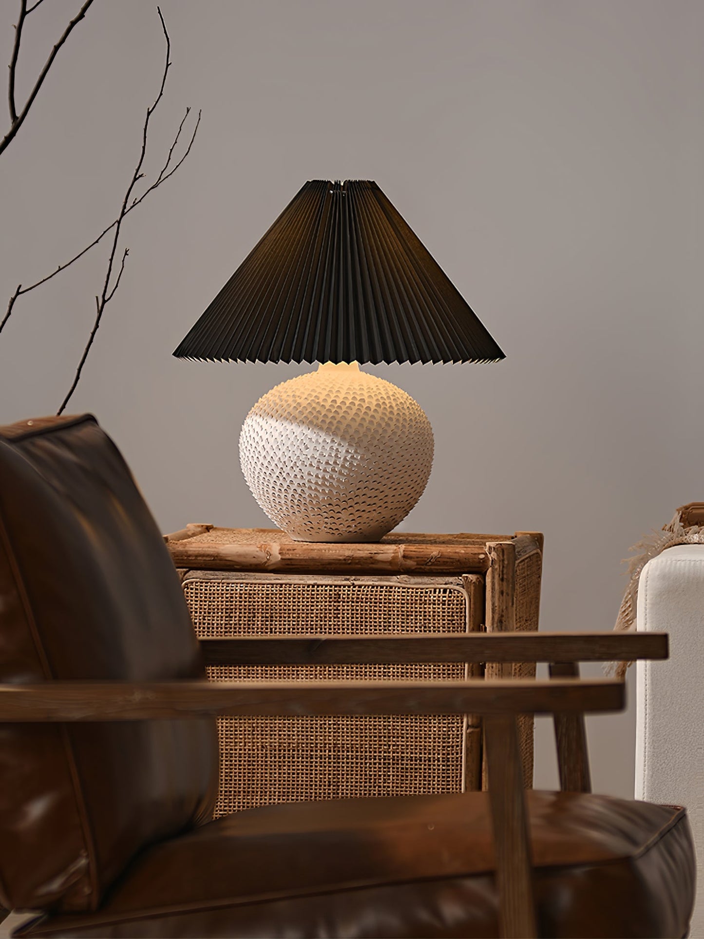 Keramisk overflade bordlampe