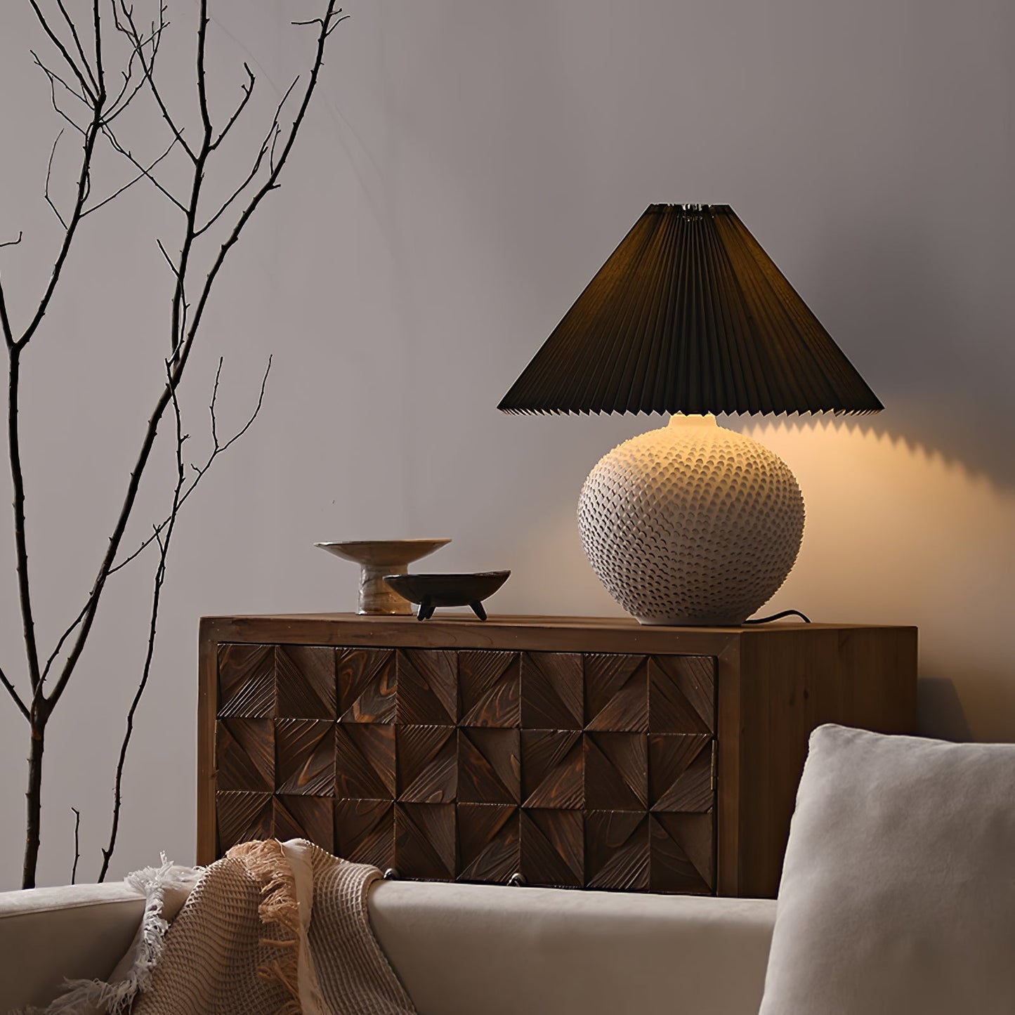 Keramisk overflade bordlampe