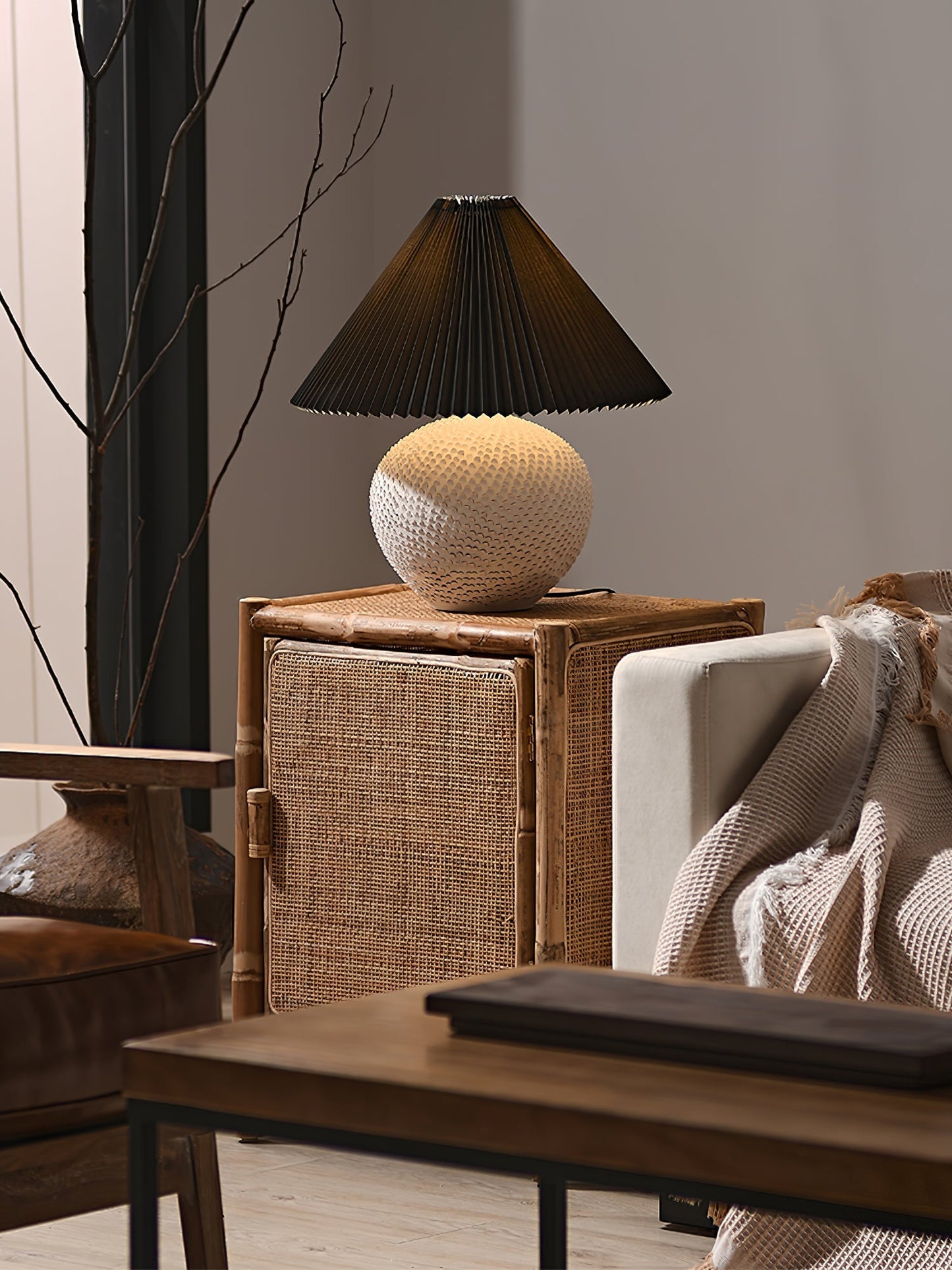 Keramisk overflade bordlampe