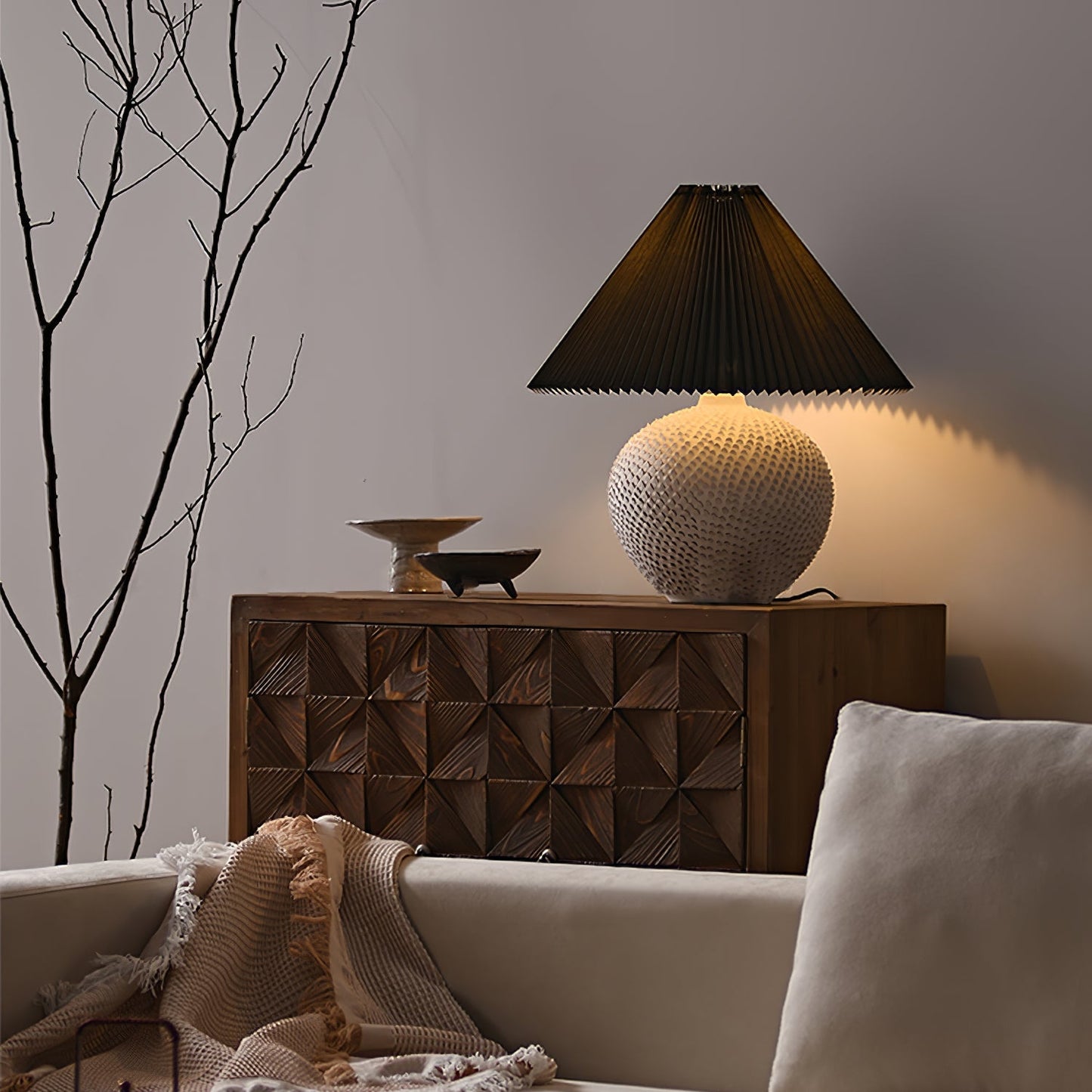 Keramisk overflade bordlampe