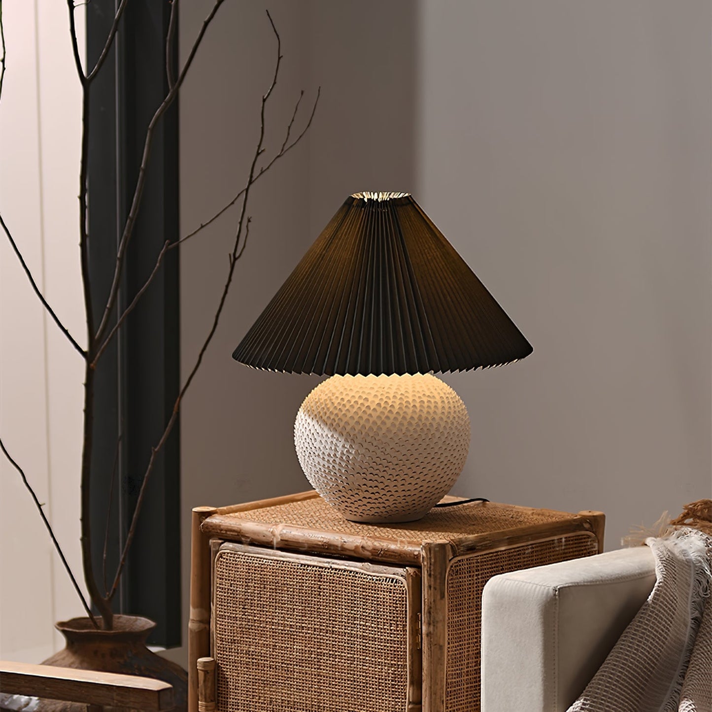 Keramisk overflade bordlampe