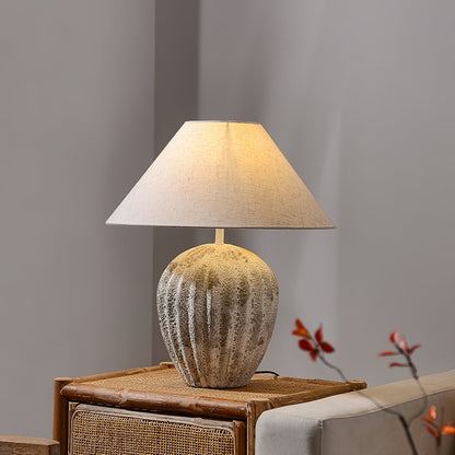 Keramisk fløjteskrivebordslampe