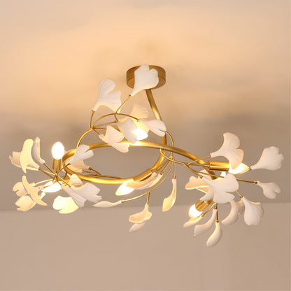 LuxeGingko - Deckenlampe mit Ginkgo-Design und subtiler Beleuchtung