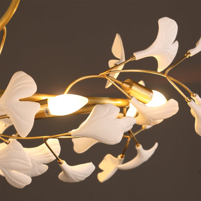 LuxeGingko - Deckenlampe mit Ginkgo-Design und subtiler Beleuchtung