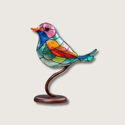 ColorFeather - Glasfugle i klare farver