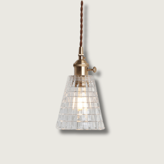 GlassLuxe - Hengelampe med elegant glassdesign