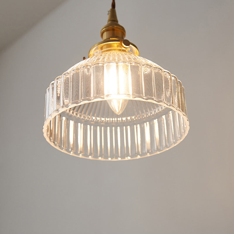 RusticShine - Pendant Lamp with Glass in Loft Style