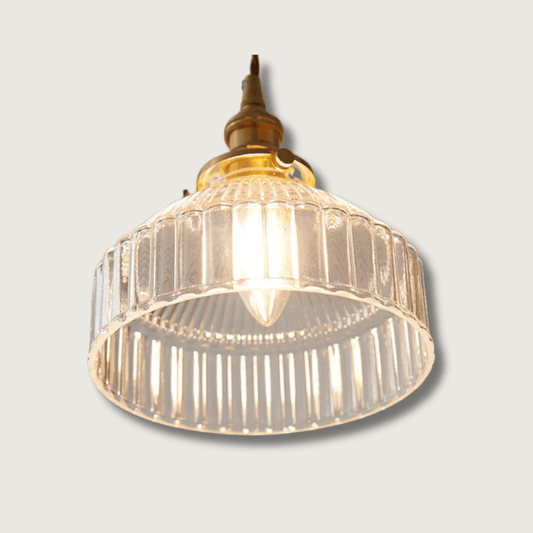 RusticShine - Pendelleuchte mit Glas im Loft-Stil