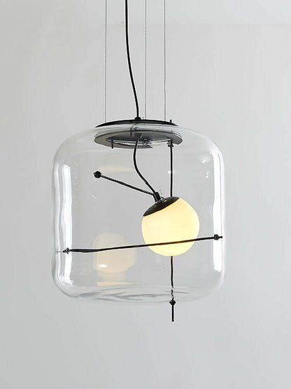 Plot Glas Anhänger Lampe