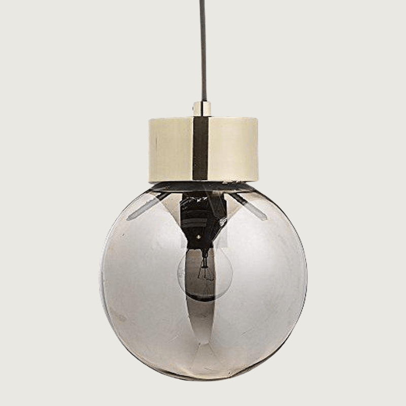 GlitterGold - Lampe suspendue en verre doré
